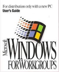 Image of Microsoft windows for workgroups : User's Guide